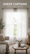 Sheer Curtains 50% Semi-Sheer