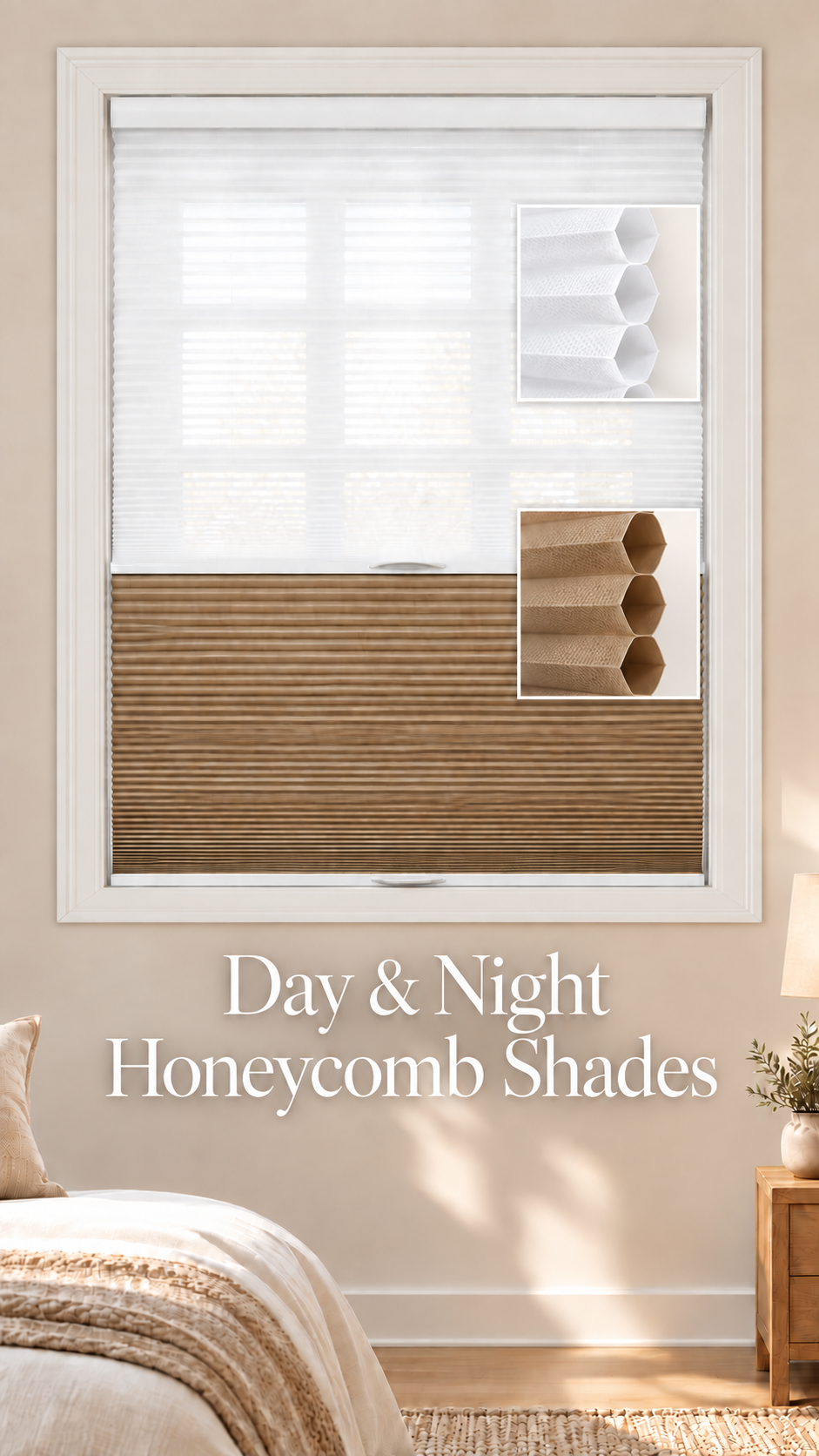 Day & Night Honeycomb / Cellular Shades，Blinds